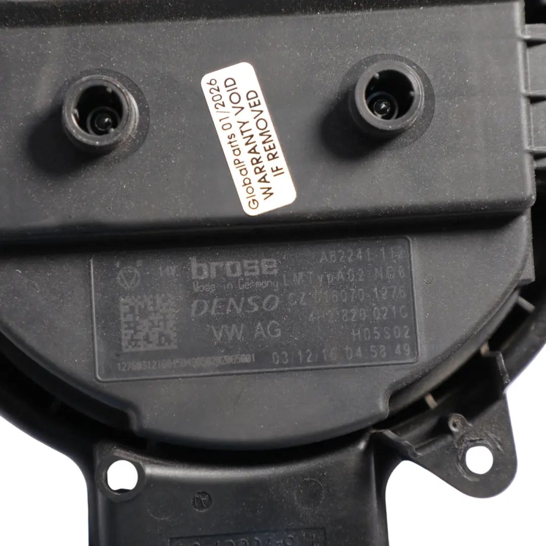 Heater Blower Motor Fan Unit to Audi A6 C7 A7 4G with Part number 4H2820021C Audi A6 C7 A7 4G Heater Blower Motor Fan Unit - SKU RHD-4H2820021C - Part number 4H2820021C