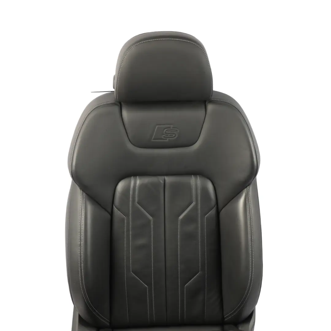 Front Seat Sport Memory Leather Alcantara Soul Black Right O/S to Audi A6 C8 with Part number 4K0881808AF Audi A6 C8 Front Seat Sport Memory Leather Alcantara Soul Black Right O/S - SKU RHD-4K0881808AF-1 - Part number 4K0881808AF