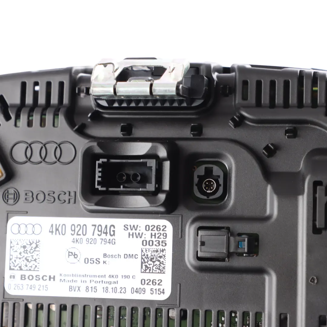 Audi A6 C8 Digital Instrument Cluster Speedo Clock Meter - SKU 4K0920794G - Part number 4K0920794G