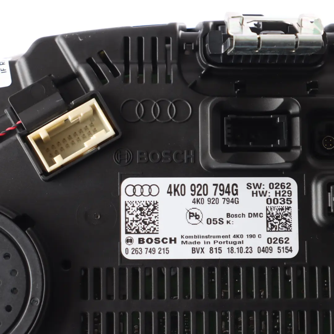 Audi A6 C8 Digital Instrument Cluster Speedo Clock Meter - SKU 4K0920794G - Part number 4K0920794G