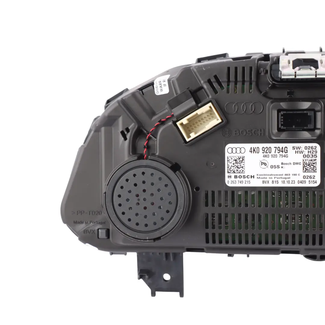 Audi A6 C8 Digital Instrument Cluster Speedo Clock Meter - SKU 4K0920794G - Part number 4K0920794G