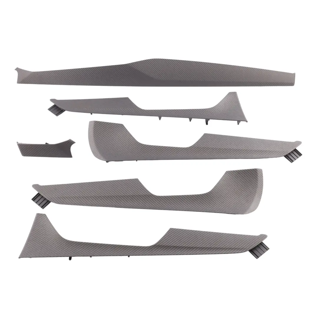 Interior Trim Strips Cover Panel Set Carbon Twill Structure 4K2853189 to Audi A6 C8 with Part number 4K2853189C Audi A6 C8 Interior Trim Strips Cover Panel Set Carbon Twill Structure 4K2853189 - SKU RHD-4K2853189C - Part number 4K2853189C