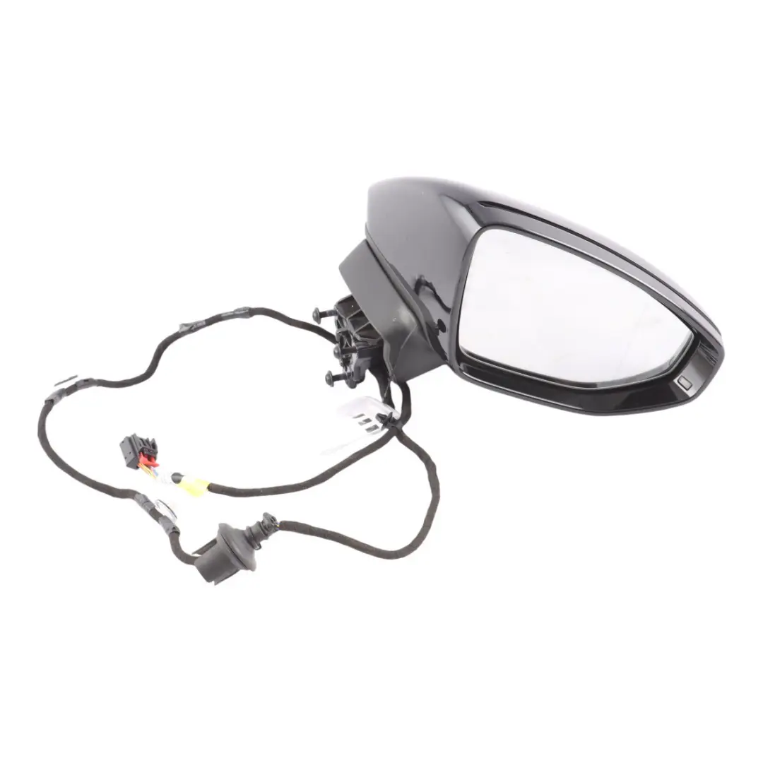 Audi A6 C8 Wing Mirror Door Right O/S Outside Mythical Black - Y9T - SKU RHD-4K2857410E-MYB - Part number 4K2857410E