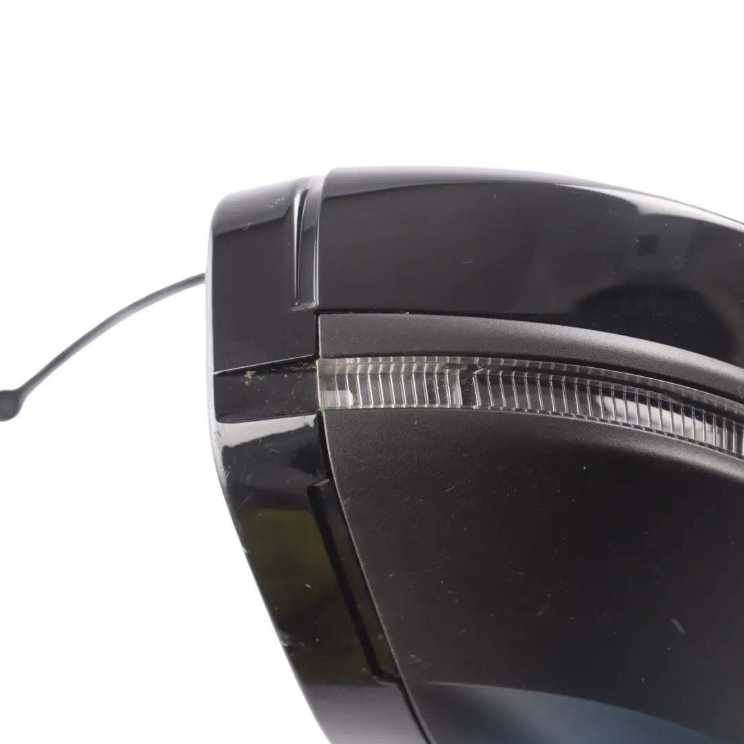 Audi A6 C8 Wing Mirror Door Right O/S Outside Mythical Black - Y9T - SKU RHD-4K2857410E-MYB - Part number 4K2857410E