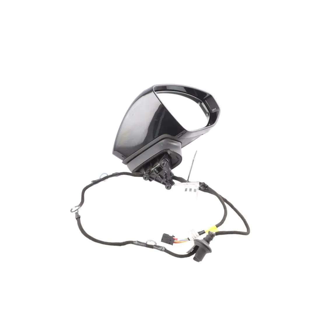 Audi A6 C8 Wing Mirror Door Right O/S Outside Mythical Black - Y9T - SKU RHD-4K2857410E-MYB - Part number 4K2857410E