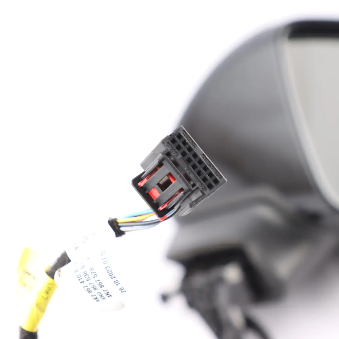 Wing Mirror Door Right O/S Outside Mythical Black - Y9T to Audi A6 C8 with Part number 4K2857410E Audi A6 C8 Wing Mirror Door Right O/S Outside Mythical Black - Y9T - SKU RHD-4K2857410E-MYB - Part number 4K2857410E