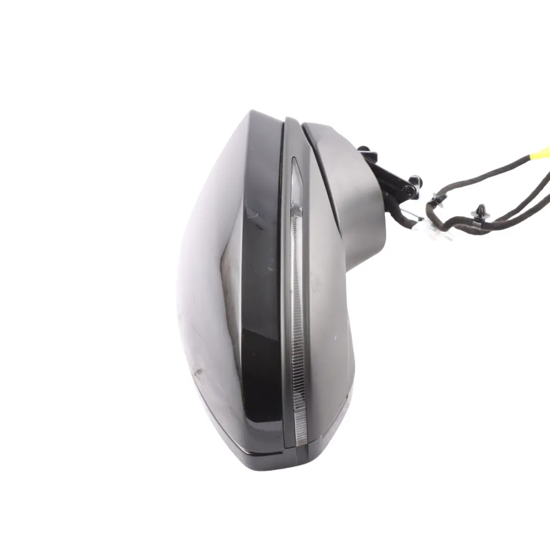 Audi A6 C8 Wing Mirror Door Right O/S Outside Mythical Black - Y9T - SKU RHD-4K2857410E-MYB - Part number 4K2857410E