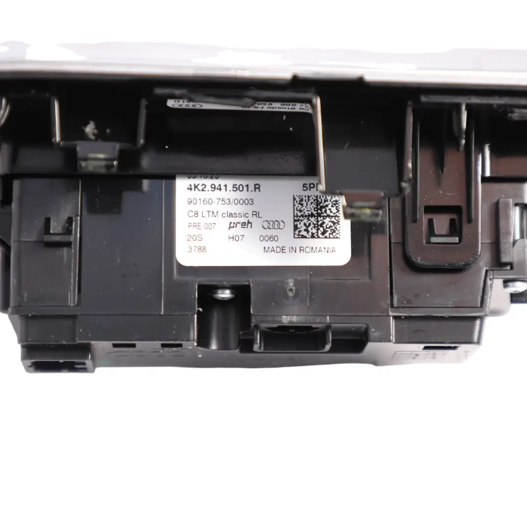 Audi A6 C8 Fog Light Interior Light Switch Panel 4K2941501R - SKU RHD-4K2857966-1 - Part number 4K2857966