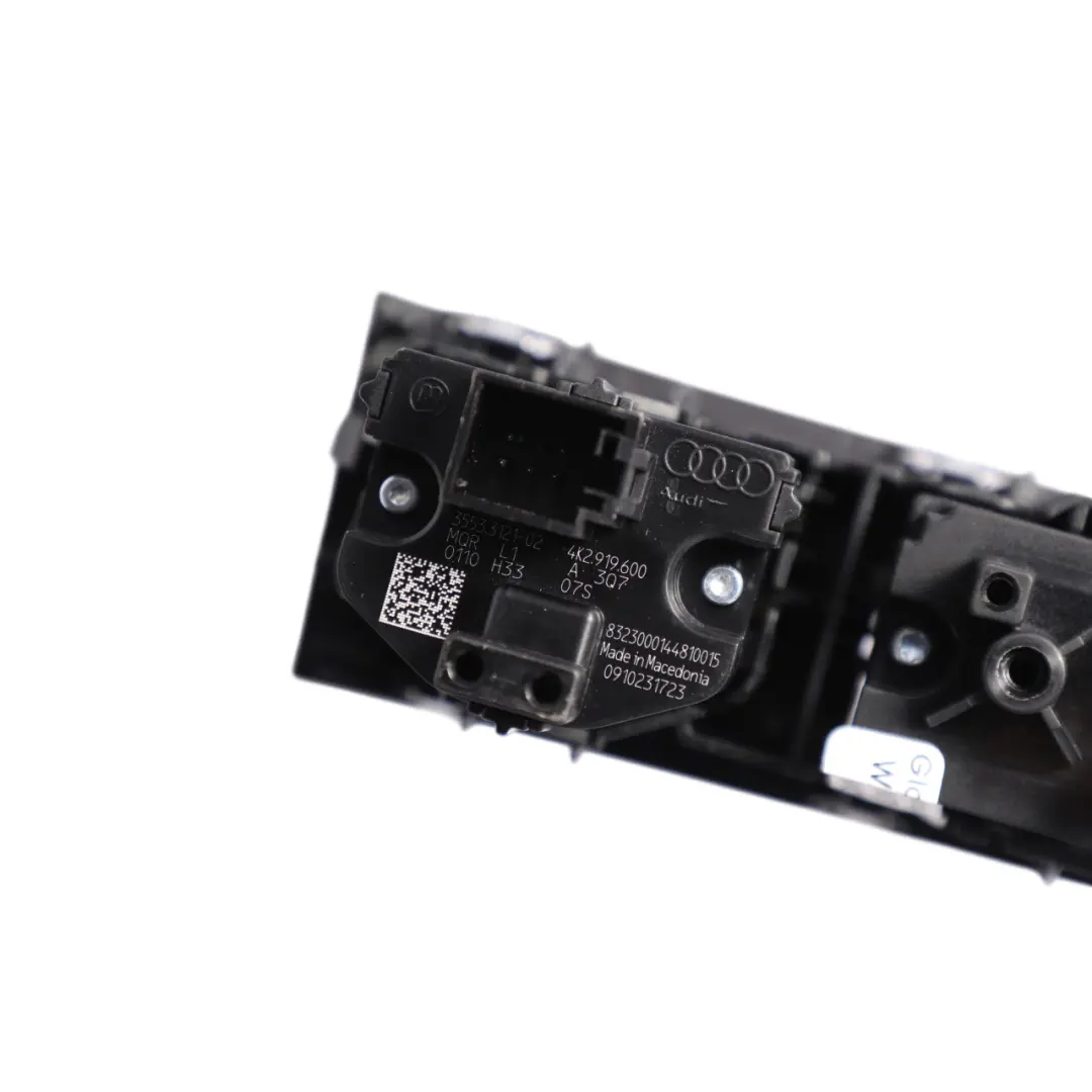 Audi A6 C8 Center Console Cover Radio Volume Parking Camera Switch - SKU RHD-4K2863263 - Part number 4K2863263