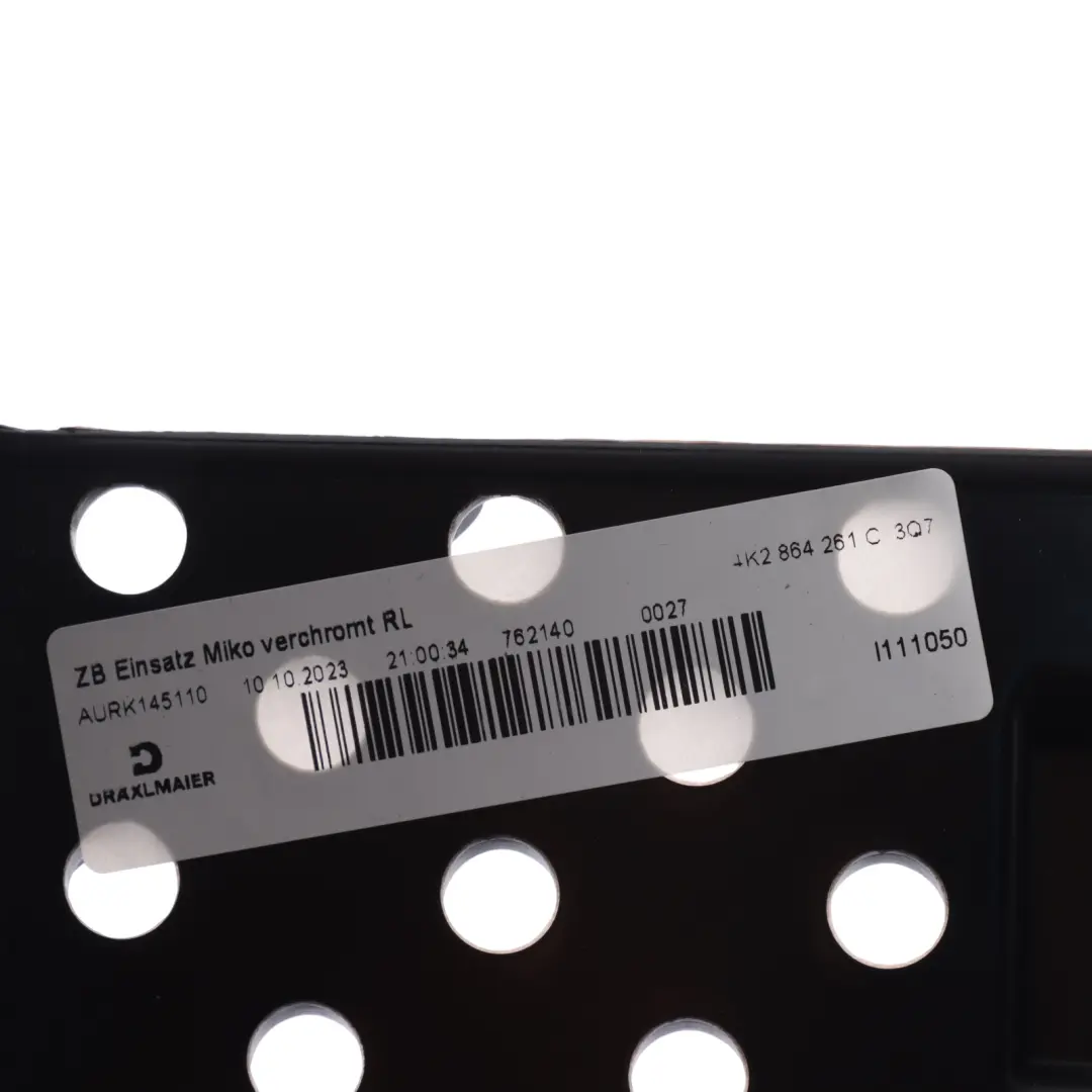 Audi A6 C8 Centre Console Trim Cover Panel Surround Black High Gloss 4K2864261C - SKU RHD-4K2863969C - Part number 4K2863969C