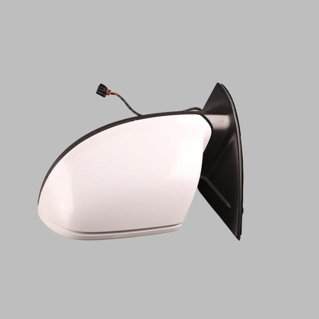 Audi Q7 4L Door Wing Mirror Heated Electric Power Fold Left N/S Ibis White - Y9C - SKU RHD-4L2857409CK-IWH - Part number 4L2857409CK