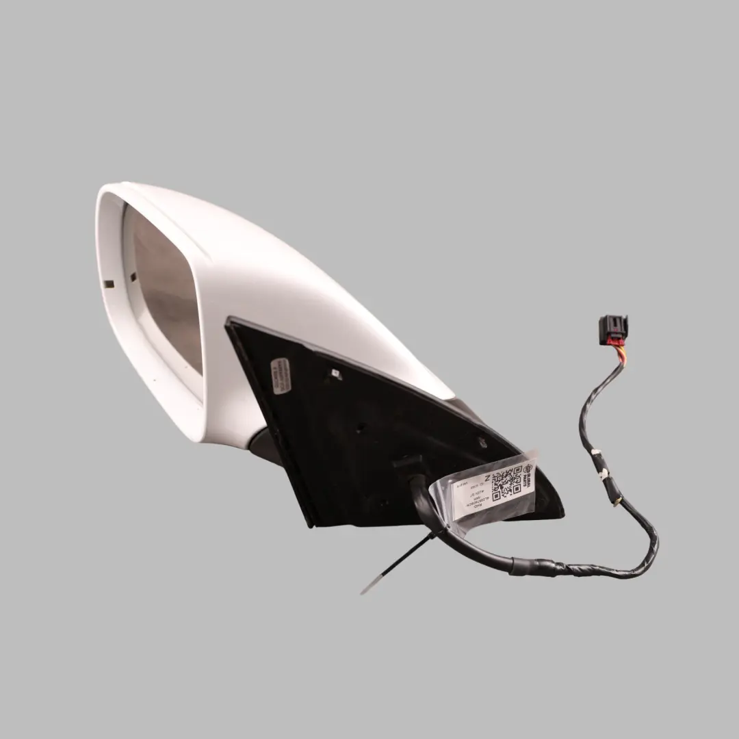 Audi Q7 4L Door Wing Mirror Heated Electric Power Fold Left N/S Ibis White - Y9C - SKU RHD-4L2857409CK-IWH - Part number 4L2857409CK