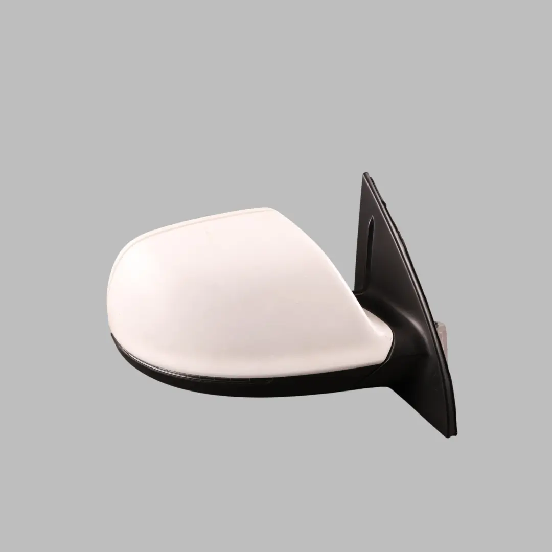 Audi Q7 4L Front Mirror Wing Door Electric Power Right O/S Ibis White - Y9C - SKU RHD-4L2857410BE-IWH - Part number 4L2857410BE