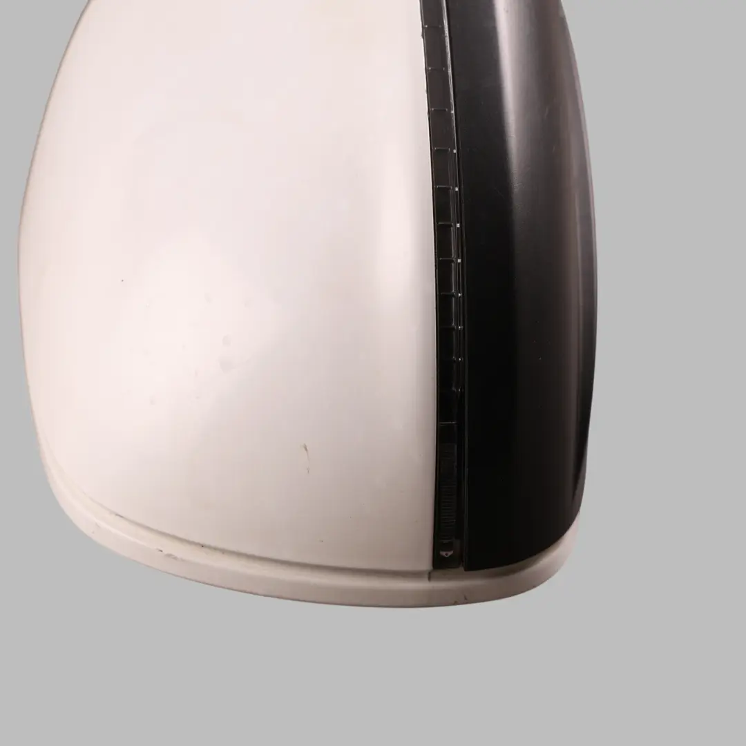 Audi Q7 4L Front Mirror Wing Door Electric Power Right O/S Ibis White - Y9C - SKU RHD-4L2857410BE-IWH - Part number 4L2857410BE