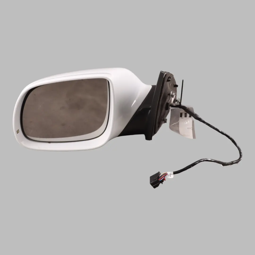 Front Wing Mirror Electric Power Left N/S Glacier White Pearl - S9R to Audi Q7 4L with Part number 4L2857409CK Audi Q7 4L Front Wing Mirror Electric Power Left N/S Glacier White Pearl - S9R - SKU RHD-4L2857409CK-MGW - Part number 4L2857409CK