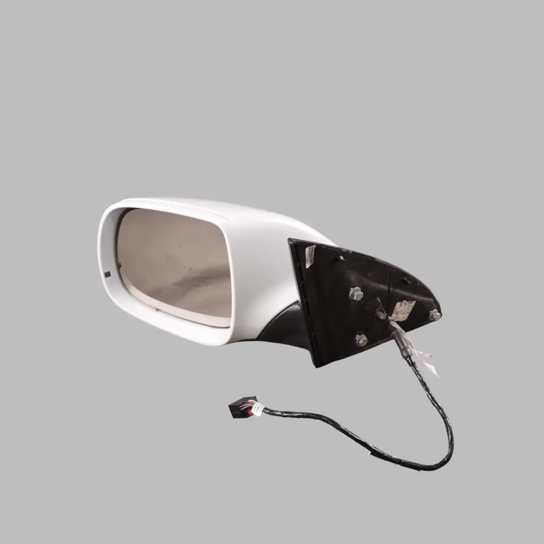 Front Wing Mirror Electric Power Left N/S Glacier White Pearl - S9R to Audi Q7 4L with Part number 4L2857409CK Audi Q7 4L Front Wing Mirror Electric Power Left N/S Glacier White Pearl - S9R - SKU RHD-4L2857409CK-MGW - Part number 4L2857409CK