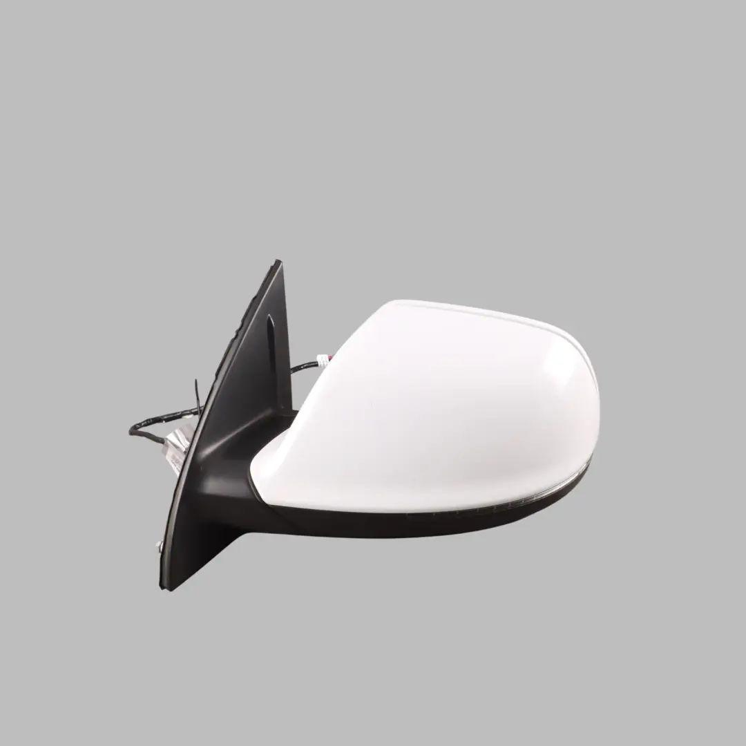 Audi Q7 4L Front Wing Mirror Electric Power Left N/S Glacier White Pearl - S9R - SKU RHD-4L2857409CK-MGW - Part number 4L2857409CK