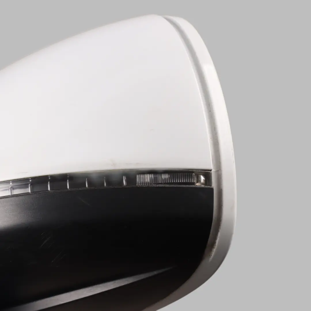 Audi Q7 4L Front Wing Mirror Electric Power Left N/S Glacier White Pearl - S9R - SKU RHD-4L2857409CK-MGW - Part number 4L2857409CK