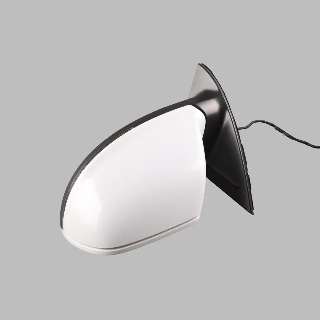 Audi Q7 4L Front Wing Mirror Electric Power Left N/S Glacier White Pearl - S9R - SKU RHD-4L2857409CK-MGW - Part number 4L2857409CK