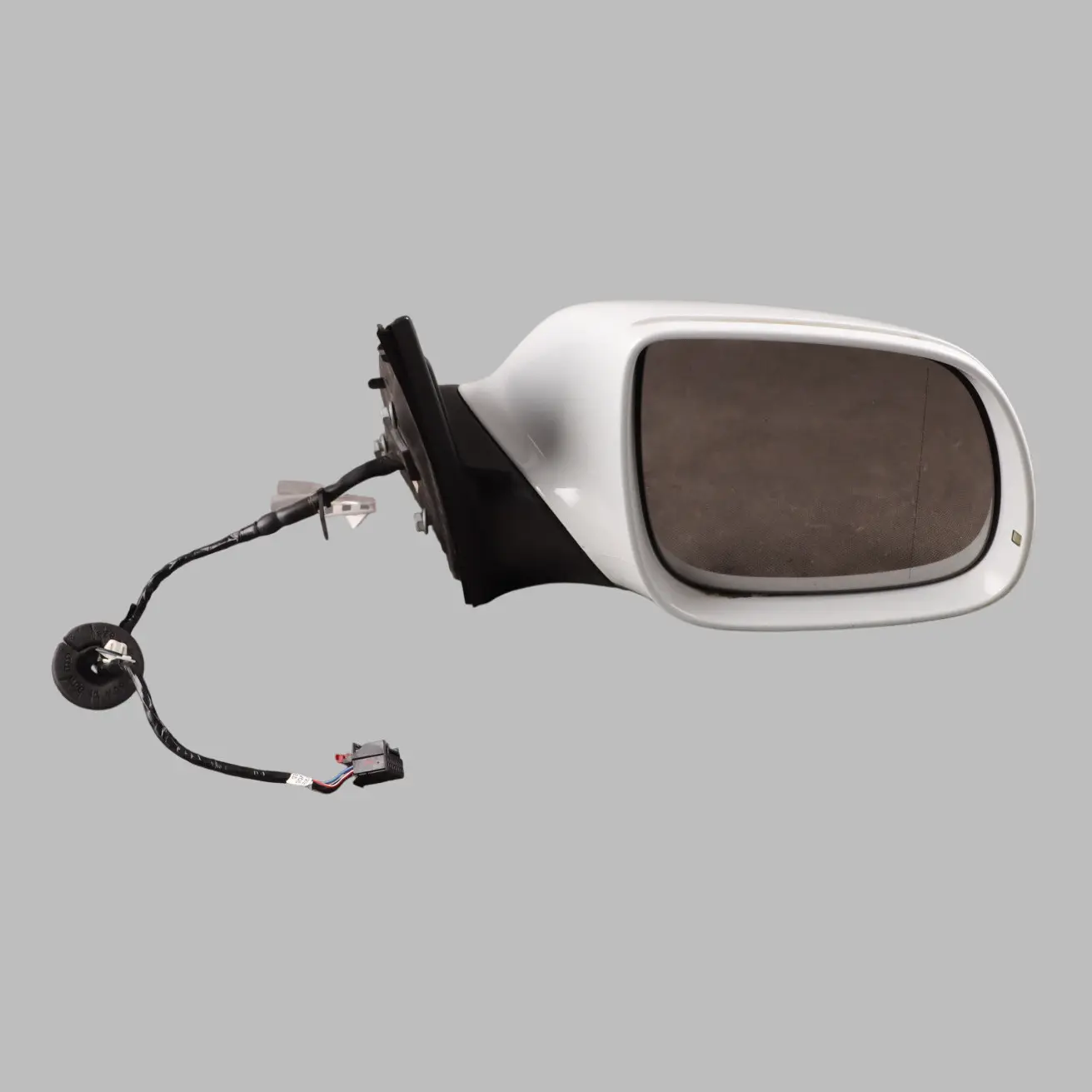 Audi Q7 4L Front Wing Mirror Electric Power Right O/S Glacier White Pearl - S9R