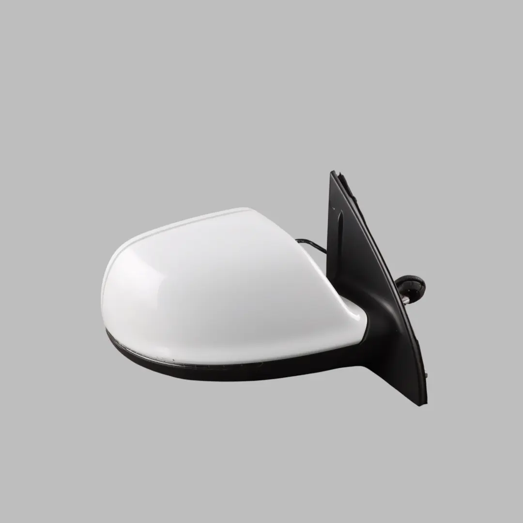 Front Wing Mirror Electric Power Right O/S Glacier White Pearl - S9R to Audi Q7 4L with Part number 4L2857410BE Audi Q7 4L Front Wing Mirror Electric Power Right O/S Glacier White Pearl - S9R - SKU RHD-4L2857410BE-MGW - Part number 4L2857410BE