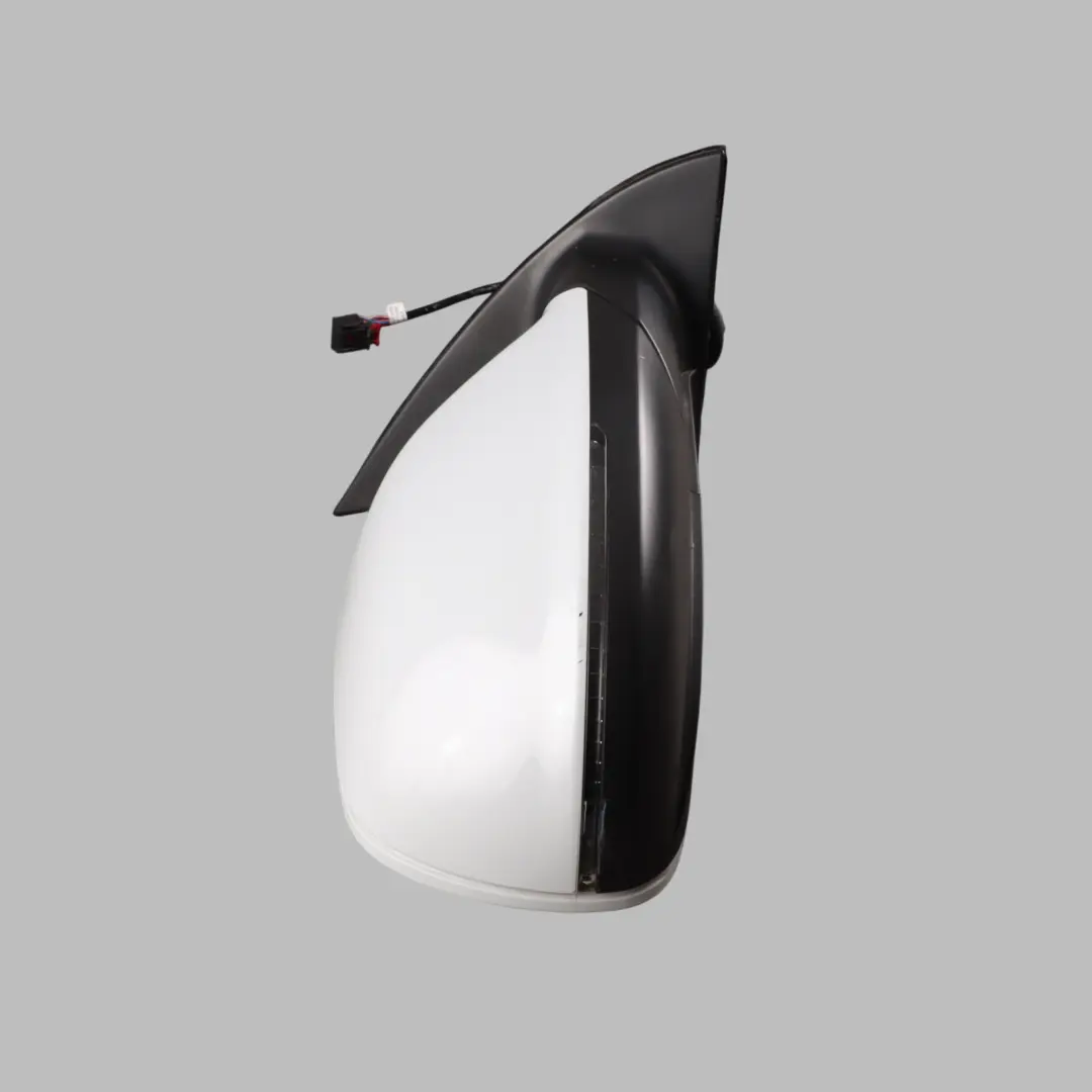 Audi Q7 4L Front Wing Mirror Electric Power Right O/S Glacier White Pearl - S9R - SKU RHD-4L2857410BE-MGW - Part number 4L2857410BE