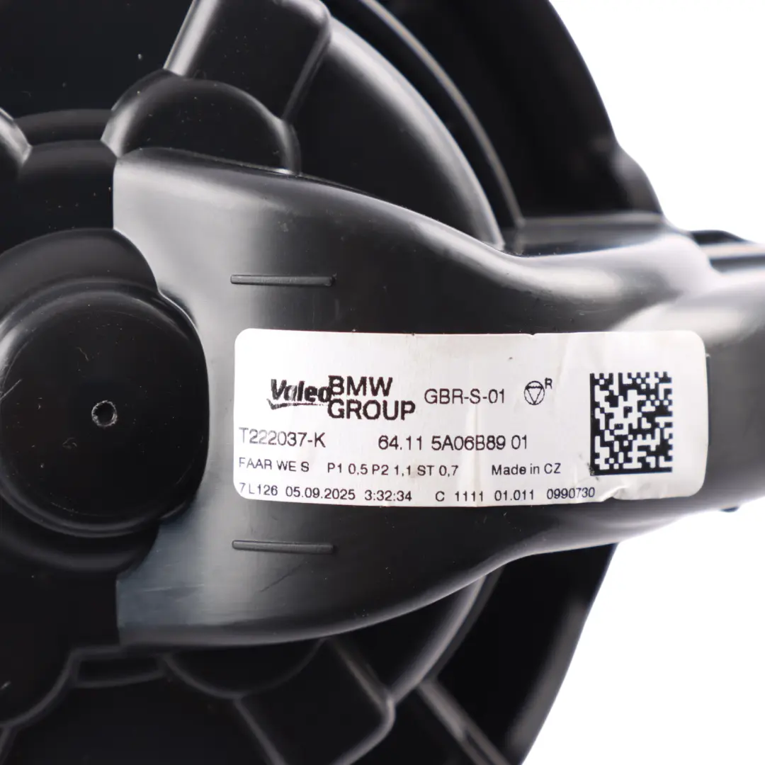 BMW F70 F74 F78 Gran Coupé Heater Blower Fan Motor Unit - SKU RHD-5A06B89 - Part number 5A06B89