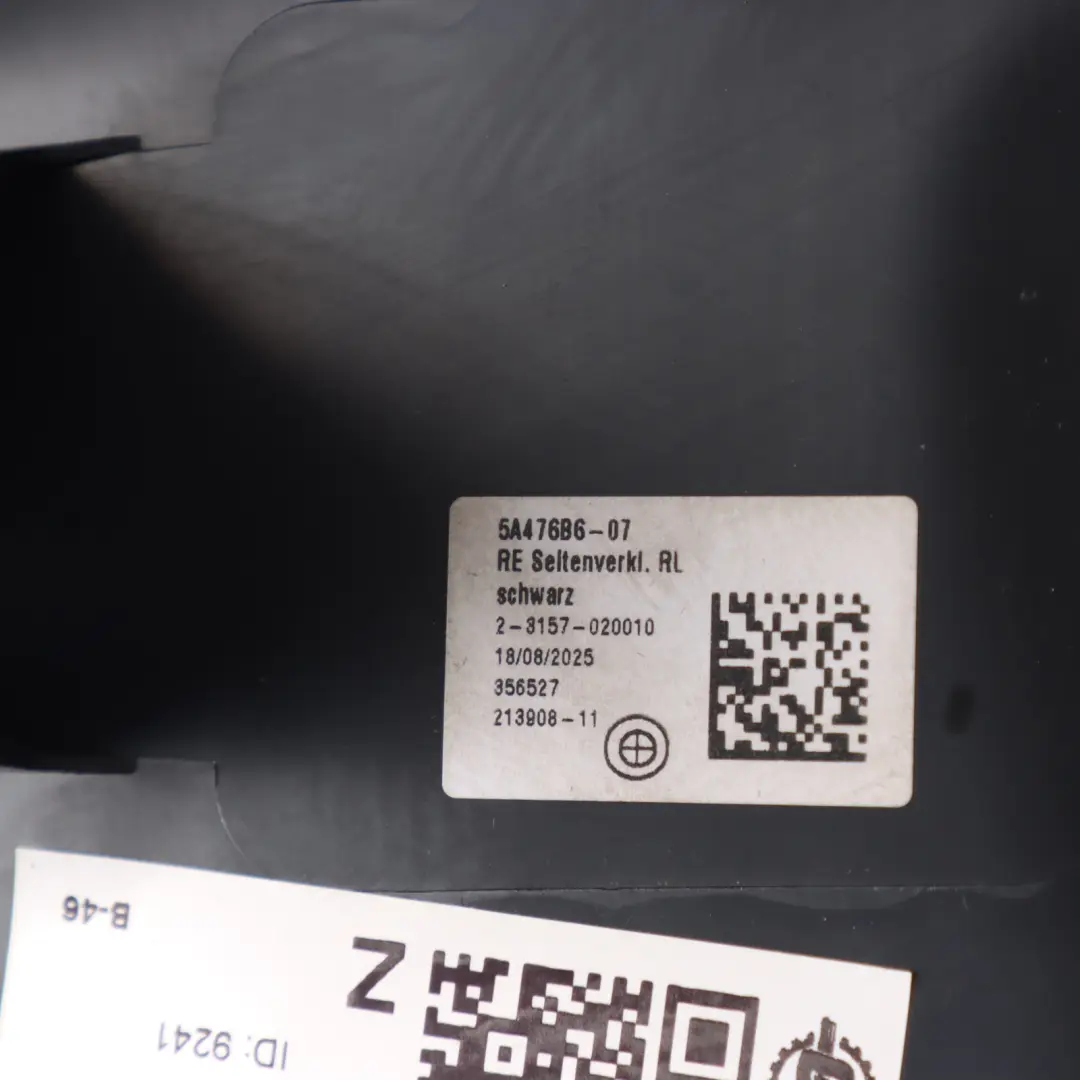 BMW F74 Gran Coupé Footwell Bottom Lower Trim Cover Panel Right O/S - SKU RHD-5A476B6 - Part number 5A476B6