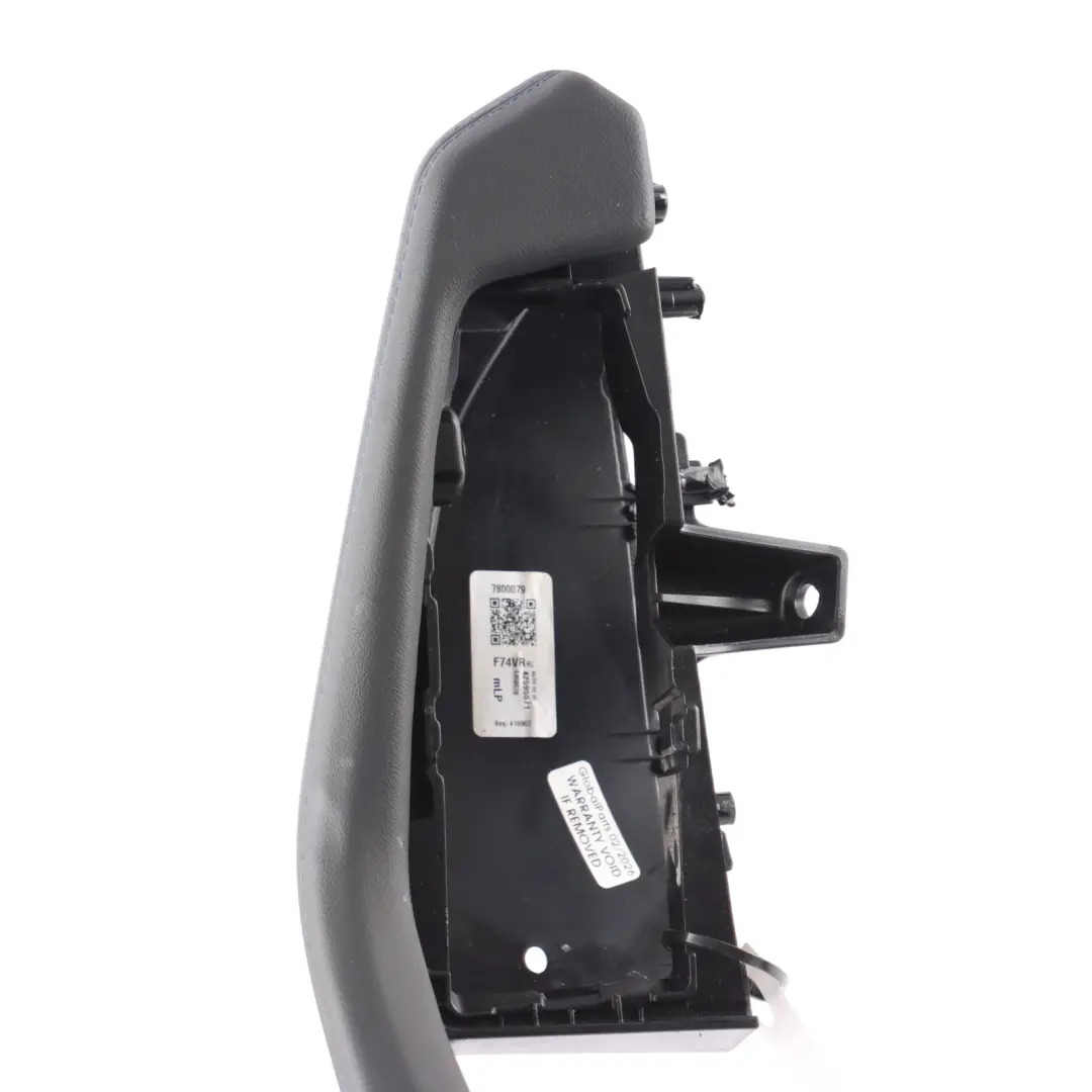 BMW F74 Gran Coupé Door Armrest Panel Trim Front Right O/S Black - SKU RHD-5A69E62 - Part number 5A69E62