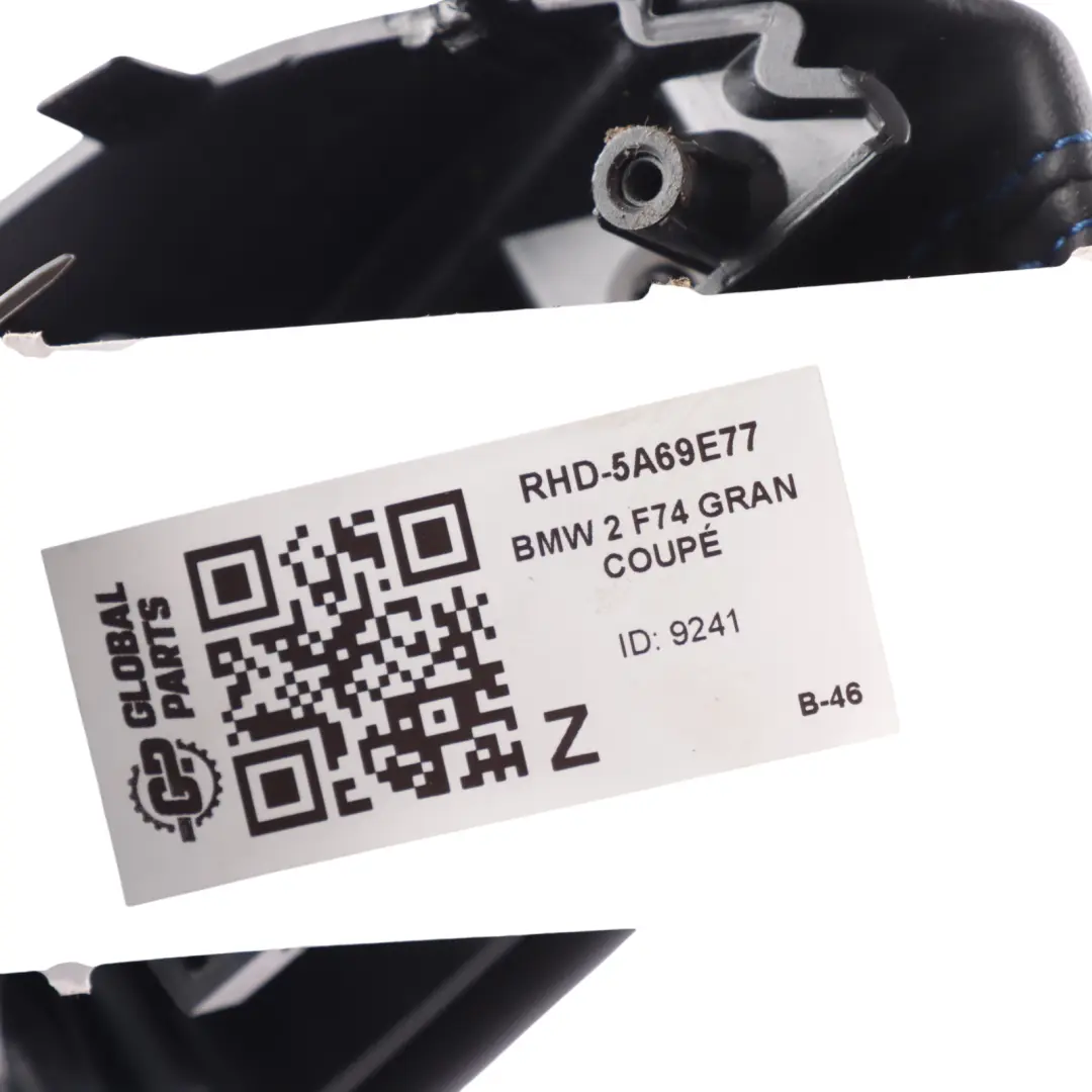 F74 Gran Coupé Door Armrest Panel Trim Front Left N/S Black to BMW F70 with Part number 5A69E77 BMW F70 F74 Gran Coupé Door Armrest Panel Trim Front Left N/S Black - SKU RHD-5A69E77 - Part number 5A69E77