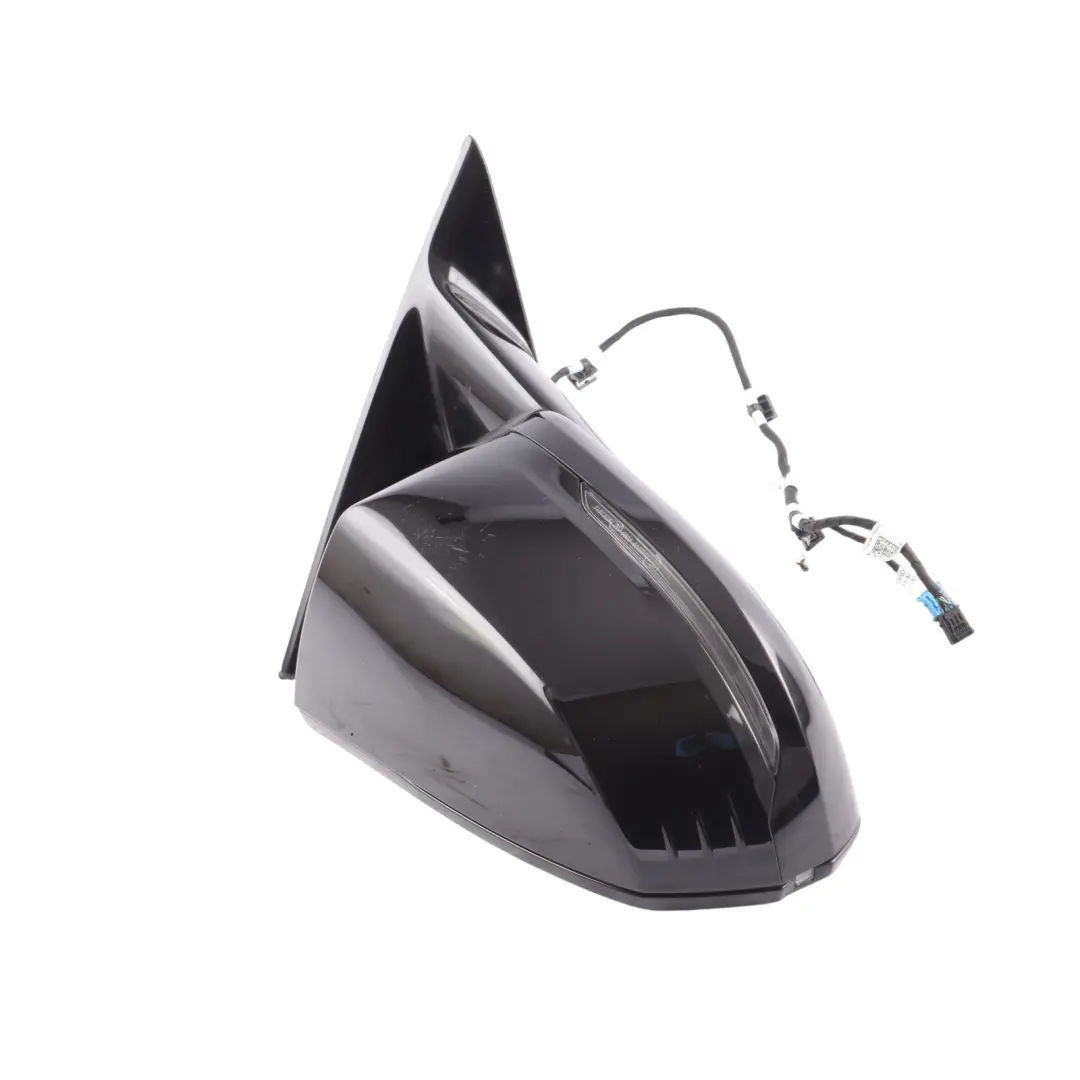 BMW F74 Wing Mirror Side View Heated Door Right O/S Exterior Black - SKU RHD-5A6DD28-BLK - Part number 5A6DD28