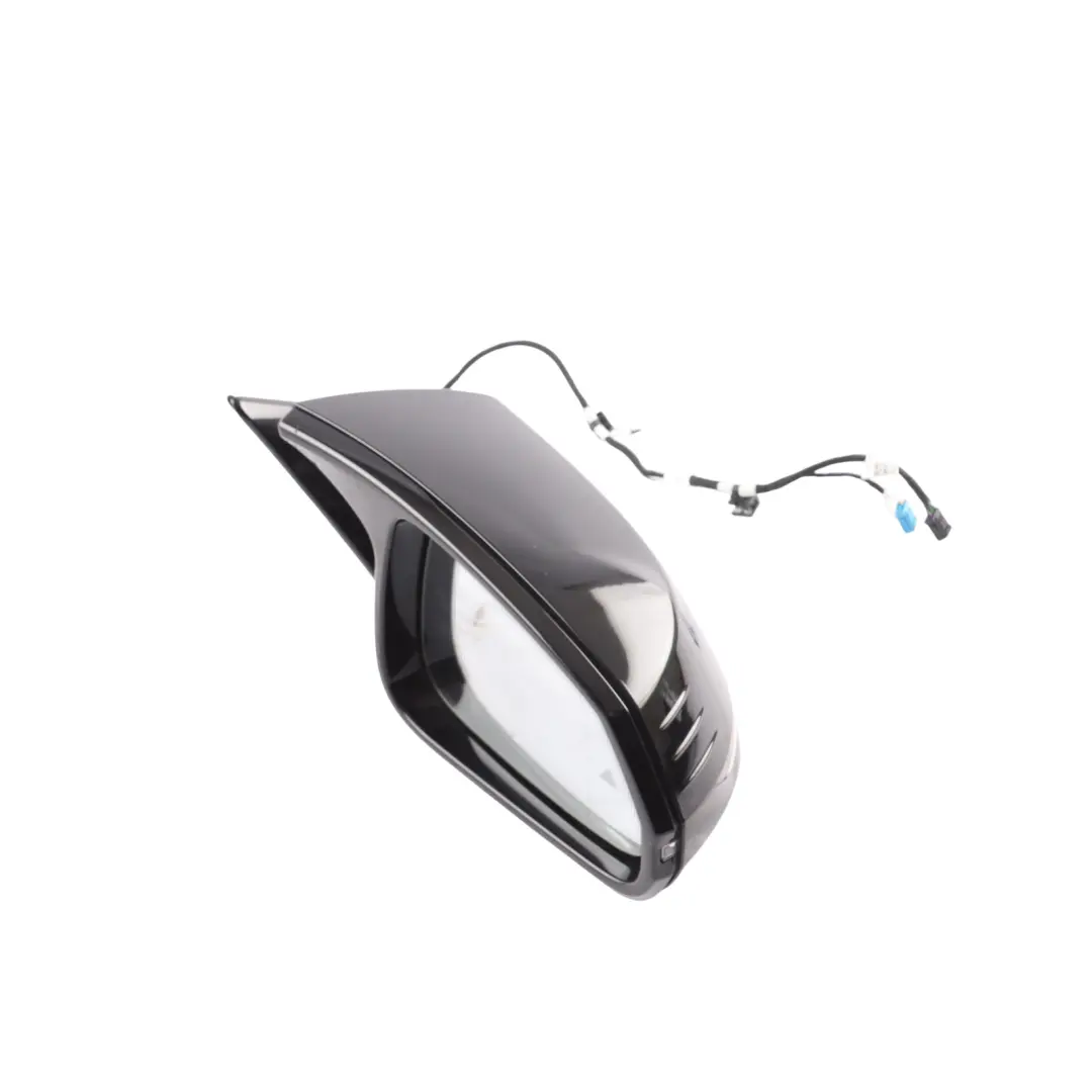 BMW F74 Wing Mirror Side View Heated Door Right O/S Exterior Black - SKU RHD-5A6DD28-BLK - Part number 5A6DD28