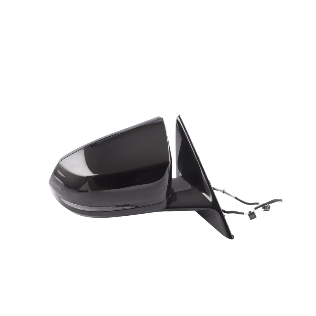 BMW F74 Wing Mirror Side View Heated Door Right O/S Exterior Black - SKU RHD-5A6DD28-BLK - Part number 5A6DD28