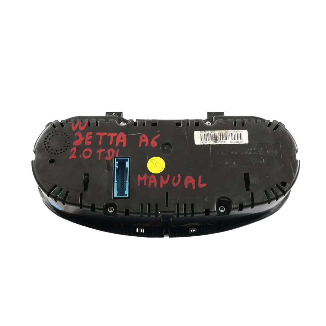 Volkswagen Jetta A6 Diesel Manual Instrument Cluster Speedometer - SKU RHD-5C6920984B - Part number 5C6920984B