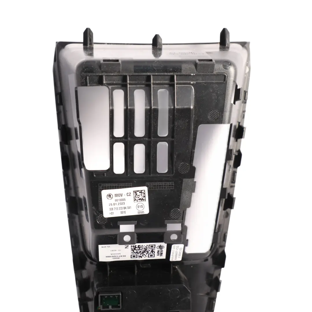 Skoda Octavia Mk4 Centre Console Gear Selector Switch Surround Cover - SKU RHD-5E8713203BK - Part number 5E8713203BK