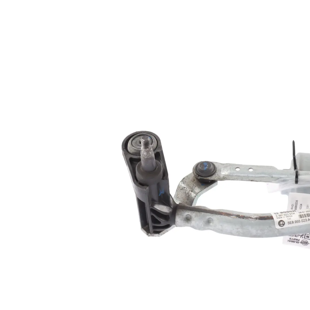 Skoda Octavia Mk4 Windscreen Wiper Motor Mechanism Linkage - SKU RHD-5E8955023A - Part number 5E8955023A