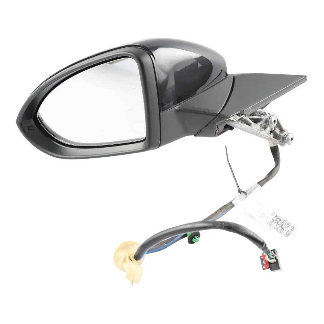 VW Golf MK 7 VII Side Wing Mirror Passenger Black Pearl C9X Left N/S 5G2857507DN