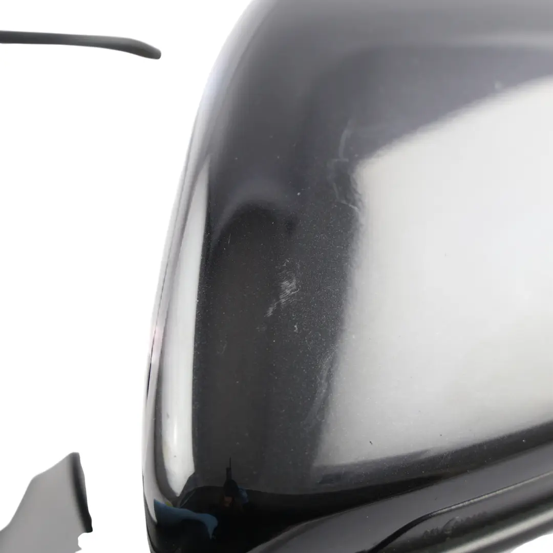 VW Golf MK 7 VII Side Wing Mirror Passenger Black Pearl C9X Left N/S - SKU RHD-5G2857507DN-DBL - Part number 5G2857507DN
