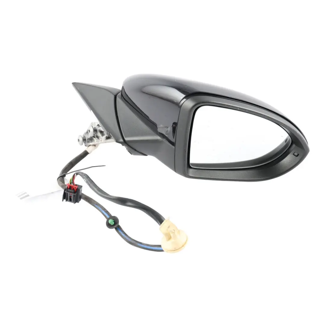 VW Golf Mk7 5G Exterior Wing Mirror Right O/S Deep Black Pearl C9X - SKU RHD-5G2857508BG-DBL - Part number 5G2857508BG