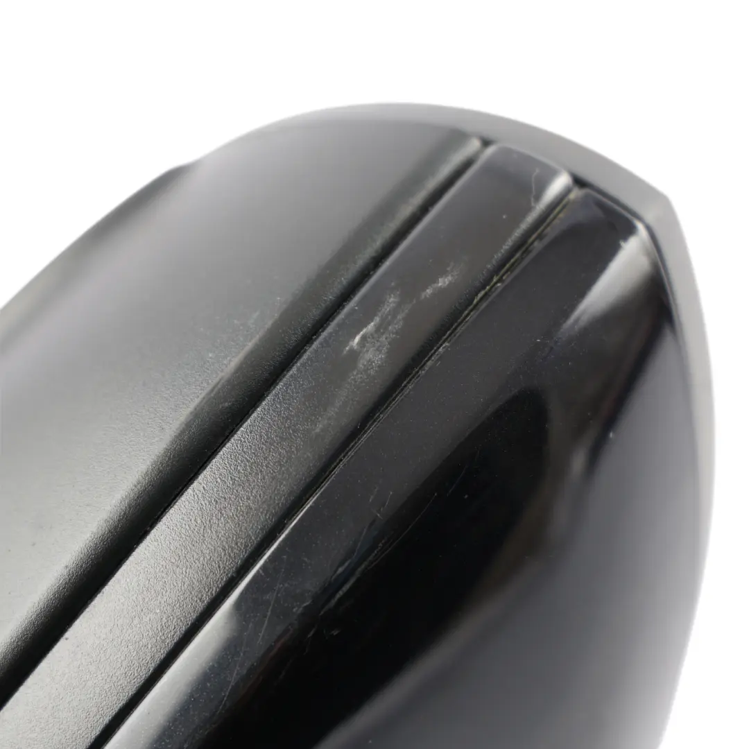 VW Golf Mk7 5G Exterior Wing Mirror Right O/S Deep Black Pearl C9X - SKU RHD-5G2857508BG-DBL - Part number 5G2857508BG
