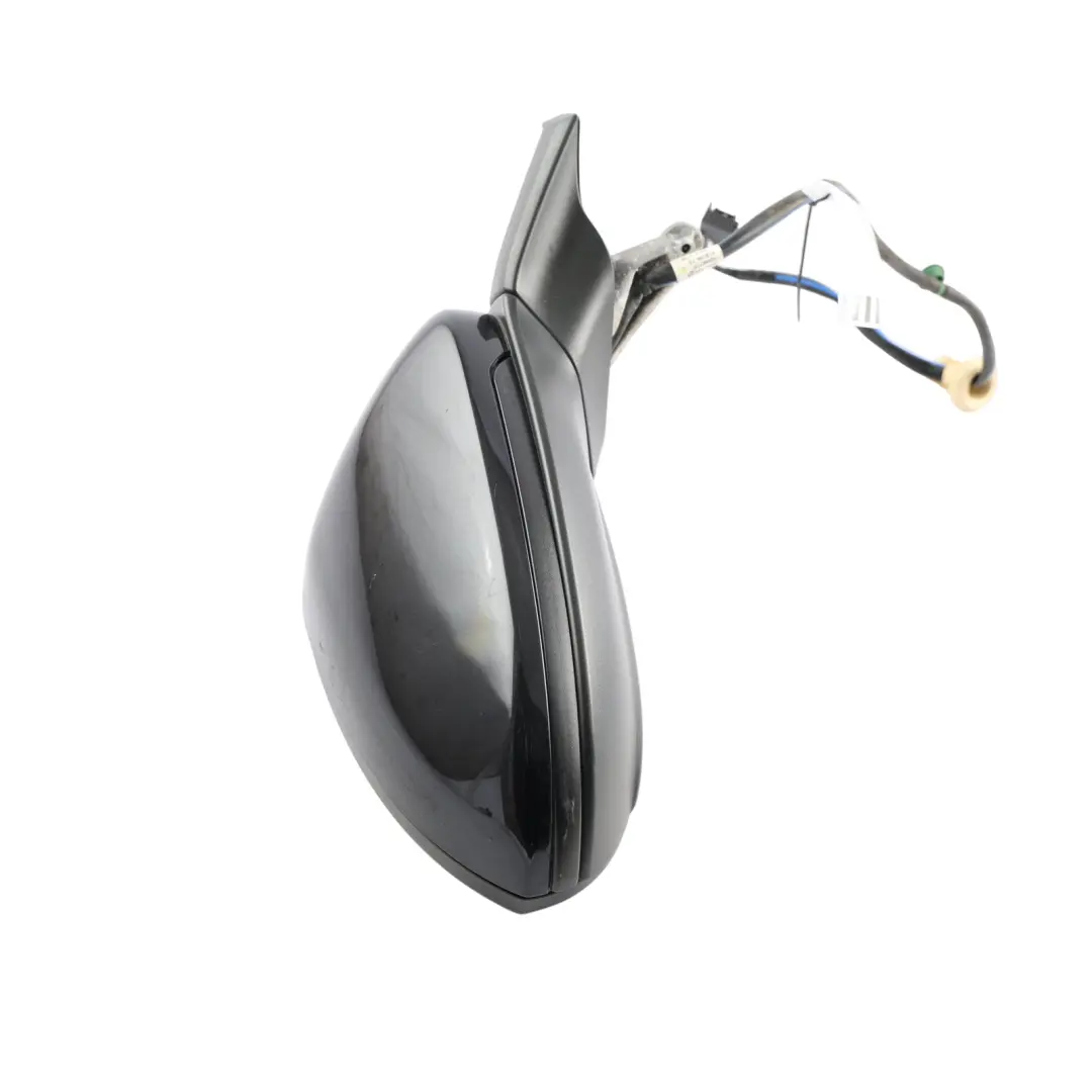 VW Golf Mk7 5G Exterior Wing Mirror Right O/S Deep Black Pearl C9X - SKU RHD-5G2857508BG-DBL - Part number 5G2857508BG