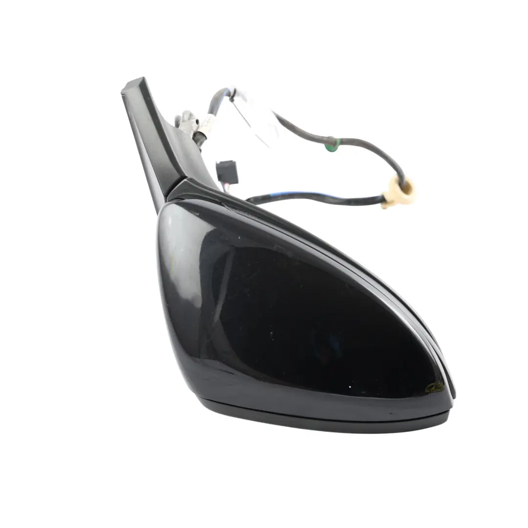 VW Golf Mk7 5G Exterior Wing Mirror Right O/S Deep Black Pearl C9X - SKU RHD-5G2857508BG-DBL - Part number 5G2857508BG