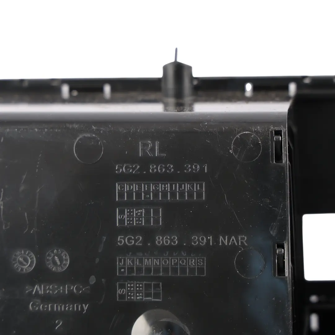 Volkswagen Golf Gti 5G Storage Stowage Compartment Box Ashtray 5G2863391 - SKU RHD-5G2863391F-6 - Part number 5G2863391F