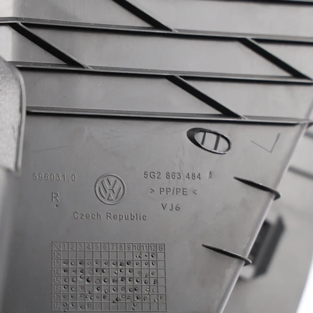 5G A Pillar Trim Cover Footwell Right O/S to Volkswagen Golf Gti with Part number 5G2863484A Volkswagen Golf Gti 5G A Pillar Trim Cover Footwell Right O/S - SKU RHD-5G2863484A - Part number 5G2863484A