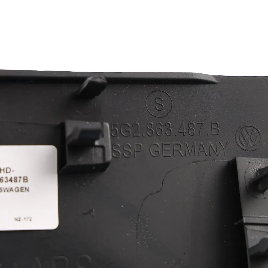 Volkswagen Golf Gti 5G Center Console Trim Cover Left N/S - SKU RHD-5G2863487B - Part number 5G2863487B