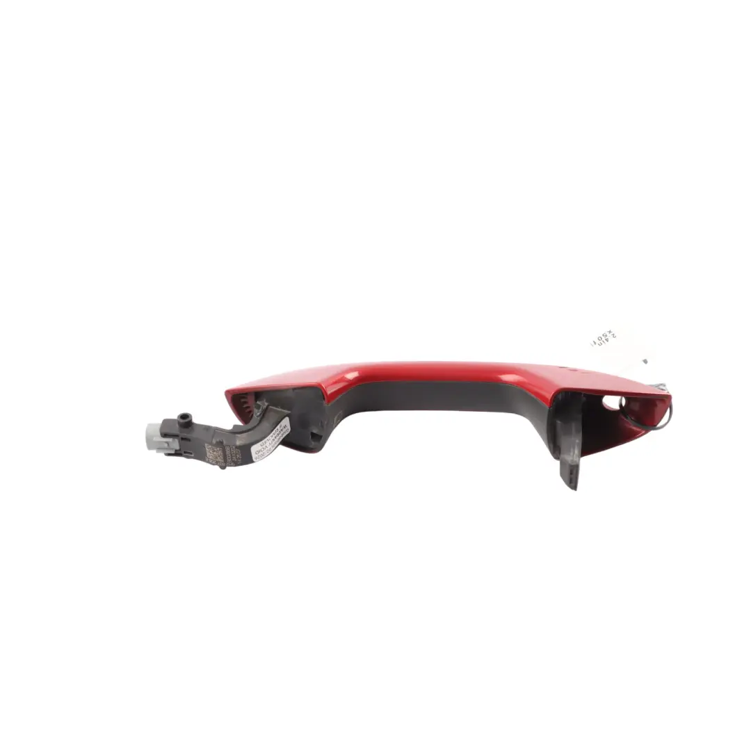 VW Golf Mk8 Front Door Handle Keyless Outer Right O/S Kings Red - C3J 5H2837206E - SKU RHD-5H2837206E-KIN - Part number 5H2837206E-KIN