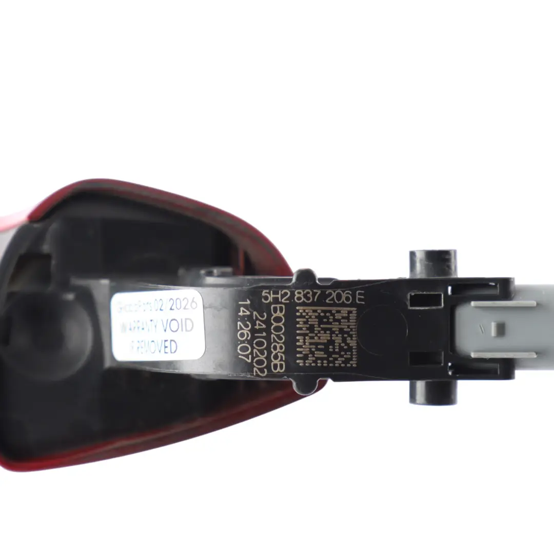 VW Golf Mk8 Front Door Handle Keyless Outer Right O/S Kings Red - C3J 5H2837206E - SKU RHD-5H2837206E-KIN - Part number 5H2837206E-KIN