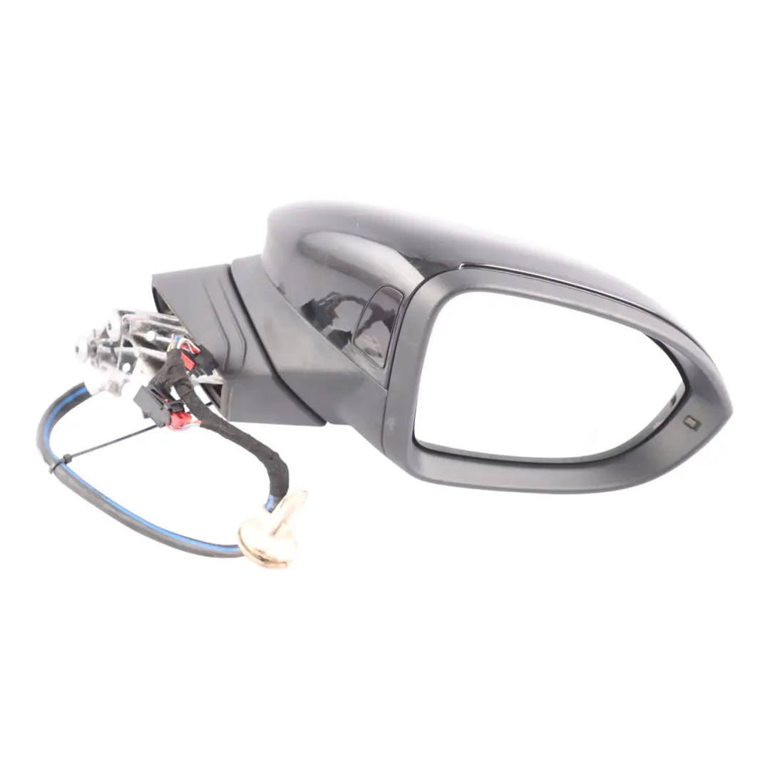 Volkswagen Golf Mk8 Wing Mirror Power Fold Heated Black Right O/S - SKU RHD-5H2857508T-BLK - Part number 5H2857508T