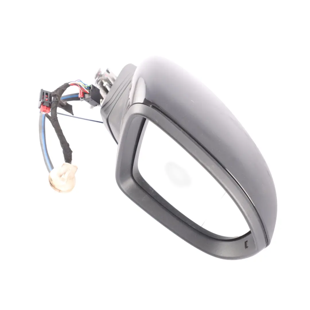 Volkswagen Golf Mk8 Wing Mirror Power Fold Heated Black Right O/S - SKU RHD-5H2857508T-BLK - Part number 5H2857508T