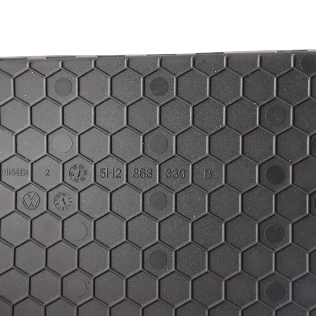 Volkswagen Golf Mk8 Wireless Charger Rubber Insert Tray Cover Black - SKU RHD-5H2863330B - Part number 5H2863330B